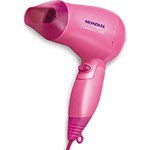 Ficha técnica e caractérísticas do produto Secador de Cabelos Mondial Fashion Pink Bivolt SC-08