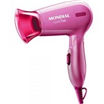 Ficha técnica e caractérísticas do produto Secador de Cabelos Mondial SC-14 Fashion Pink, 2 Vel, 1200W, Rosa - Bivolt