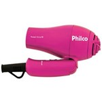 Ficha técnica e caractérísticas do produto Secador de Cabelos Philco Travel Shine Rosa 1000W - Bivolt