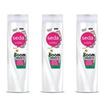 Ficha técnica e caractérísticas do produto Seda Boom Liberados Shampoo 325ml - Kit com 03