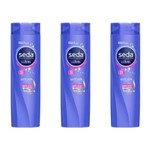 Ficha técnica e caractérísticas do produto Seda Hidratação Diária Shampoo 325ml - Kit com 03