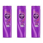 Ficha técnica e caractérísticas do produto Seda Liso Perfeito Shampoo 325ml - Kit com 03