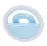 Ficha técnica e caractérísticas do produto Selfie Ring Light Bateria Azul