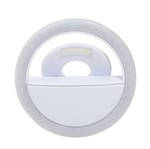 Ficha técnica e caractérísticas do produto Selfie Ring Light Bateria Branco