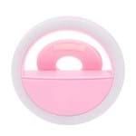 Ficha técnica e caractérísticas do produto Selfie Ring Light Bateria Rosa