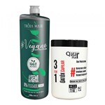 Semi Definitiva Vegano Tróia Hair + Botox Massa Qatar 2x1kg