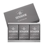 Ficha técnica e caractérísticas do produto Senador Platinum Estojo Sabonetes C/3