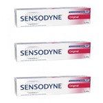 Ficha técnica e caractérísticas do produto Sensodyne Original Creme Dental 90g (Kit C/03)