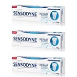 Ficha técnica e caractérísticas do produto Sensodyne Repair Protect Creme Dental 100g - Kit com 03