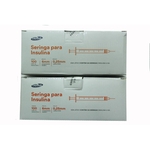 Ficha técnica e caractérísticas do produto Kit Seringa Insulina 200 Unid - Ultrafina 1Ml, 6Mm X 0,25Mm