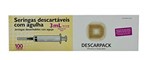 Ficha técnica e caractérísticas do produto Seringa Descarpack 03ml com Agulha 25 X 7 Slip com 100