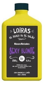 Ficha técnica e caractérísticas do produto Sexy Blonde Lola Cosmetics Máscara Matizadora 250g