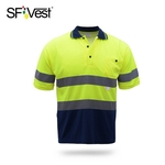Ficha técnica e caractérísticas do produto SFVest Segurança Reflective Camisa manga curta Visible alta
