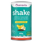 Ficha técnica e caractérísticas do produto Shake - 450g Banana com Chia - Sanavita