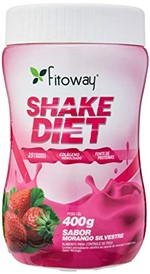Ficha técnica e caractérísticas do produto Shake Diet - 400g Morango Silvestre - Fitoway, Fitoway