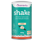 Ficha técnica e caractérísticas do produto Shake Substituto de Refeição Sanavita 450g Vanilla