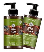 Ficha técnica e caractérísticas do produto Shampoo 300ml + Ativador de Cachos 300ml Inoar Afro Vegan