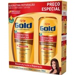 Shampoo 300ml + Condicionador Uso Diário S/ Sal 200ml Niely Gold