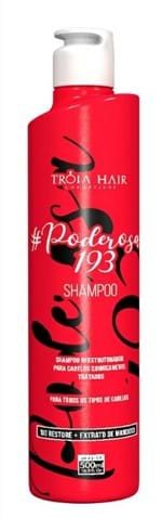 Ficha técnica e caractérísticas do produto Shampoo 1.9.3 Poderosa 500.ml - Tróia Hair