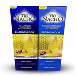 Ficha técnica e caractérísticas do produto Shampoo 415ml + Condicionador 415ml + Spray Antiqueda Engrossador Tio Nacho - Gennoma