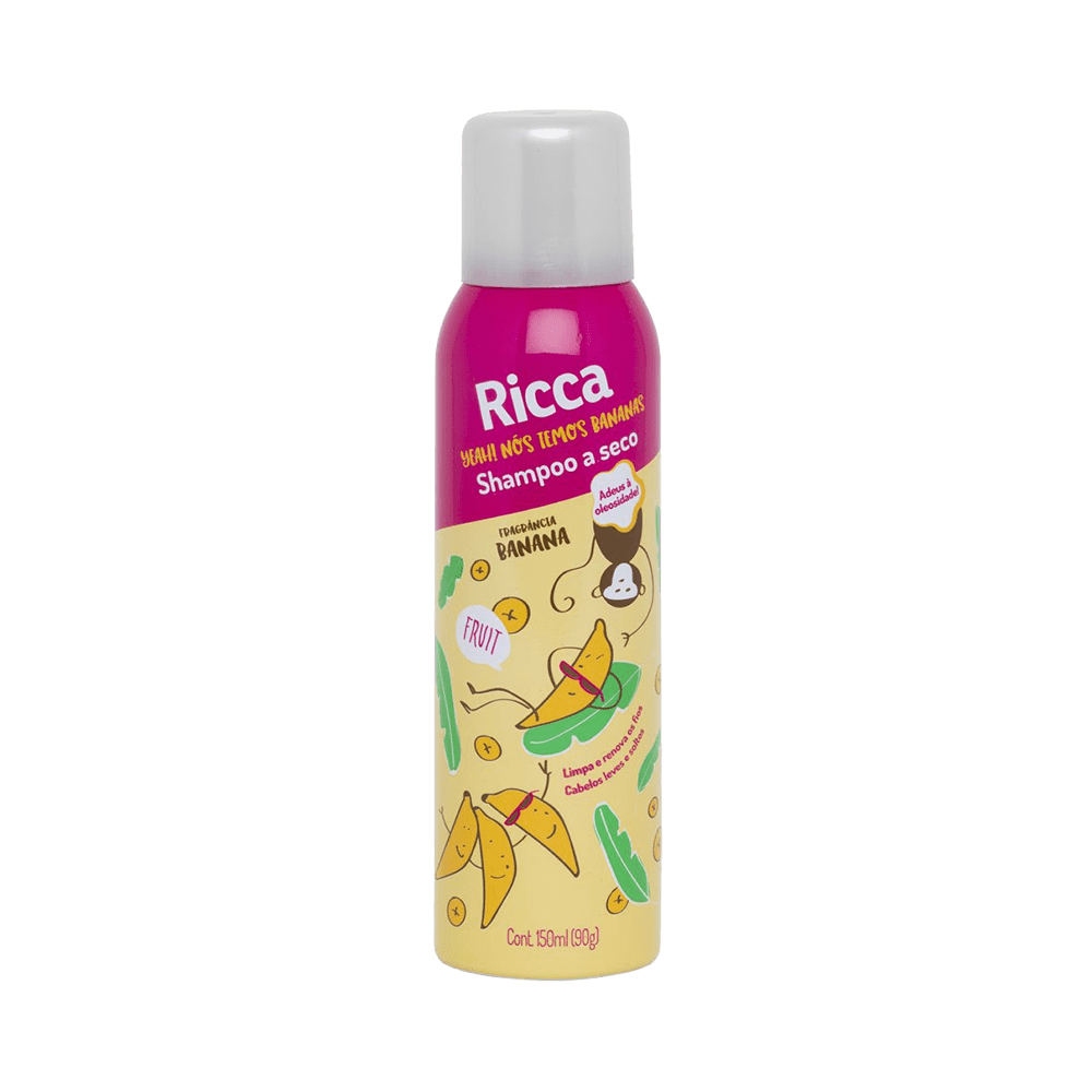 Ficha técnica e caractérísticas do produto Shampoo a Seco Ricca Banana 150ml (2851)