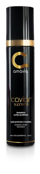 Ficha técnica e caractérísticas do produto Shampoo Amávia Caviar Supremo 250ml