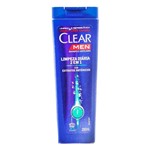 Ficha técnica e caractérísticas do produto Shampoo Anti Caspa Limpeza Diária 2 em 1 Clean Clear 200Ml