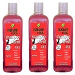 Shampoo Antipulgas 03 Unidades Nature Dog 4X1 (Controle de Pulgas, Carrapatos, Sarnas e Piolhos) - 500ml