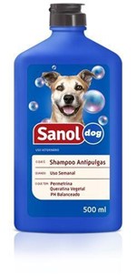 Ficha técnica e caractérísticas do produto Shampoo Anti Pulgas para Cachorro Sanol Dog 500ml - Shampoo para Eliminar e Previnir Pulgas em Cães