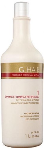 Shampoo Anti-Resíduos - Passo 1 Escova Alemã G. Hair 1000ml - Inoar
