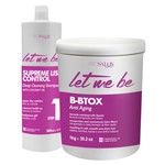 Ficha técnica e caractérísticas do produto Shampoo Anti-Resíduos Supreme Lis 500ml + B-BTOX Anti-Aging 1kg - Let me Be