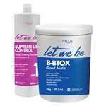 Shampoo Anti-Resíduos Supreme Lis 500ml + B-tox Blond Máscara Matizadora 1kg - Let me Be