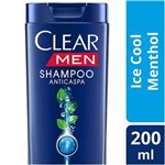 Ficha técnica e caractérísticas do produto Shampoo Anticaspa Clear Men Ice Cool Menthol - 200ml