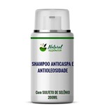 Ficha técnica e caractérísticas do produto Shampoo Anticaspa com Sulfeto de Selênio 200ml - Natural Essência