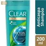 Ficha técnica e caractérísticas do produto Shampoo Anticaspa Detox Diário Clear 200ml