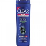Shampoo Anticaspa Limpeza Profunda Men 200ml (Emb. Contém 3un.) - Clear