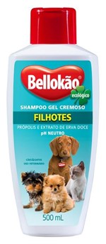 Shampoo Bellokão Ecológico Gel Cremoso Filhotes - 500 ML
