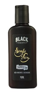 Shampoo Black Barts para Barba Single Ron Refrescância Leve