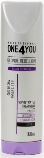 Ficha técnica e caractérísticas do produto Shampoo Blonde Rebellion - One 4 You 300 Ml