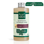 Ficha técnica e caractérísticas do produto Shampoo Boni Natural Argan e Linhaça Hidratação Suave Vegano 500ml