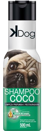 Ficha técnica e caractérísticas do produto Shampoo Cão Kdog Coco 500ml - Sanol Dog