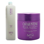 Ficha técnica e caractérísticas do produto Shampoo Caviar Color e Máscara De Tratamento Kpro 1l