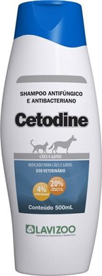Ficha técnica e caractérísticas do produto Shampoo Cetodine Antifúngico 500ml - Lavizoo
