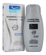 Ficha técnica e caractérísticas do produto Shampoo Cinza Desamarelador 120ml Nupill