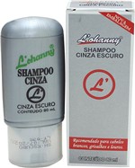 Shampoo Cinza Escuro Lohanny Cabelos Brancos Grisalhos ou Amarelados 80ml
