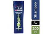 Shampoo Clear Anticaspa - Controle e Alívio da Coceira 200ml 6 Unidades