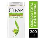 Shampoo Clear Anticaspa Fusão Herbal Cuidado Total 200ml