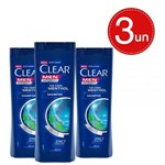 Ficha técnica e caractérísticas do produto Shampoo Clear Anticaspa Ice Cool Menthol 400ml Leve 3 Pague 2