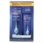 Ficha técnica e caractérísticas do produto Shampoo Clear Limpeza Diária 2 em 1 400Ml + Shampoo Clear Limpeza Diária 2 em 1 200Ml