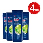 Ficha técnica e caractérísticas do produto Shampoo Clear Men Anticaspa Controle e Alívio da Coceira 200Ml Leve 4 Pague 2